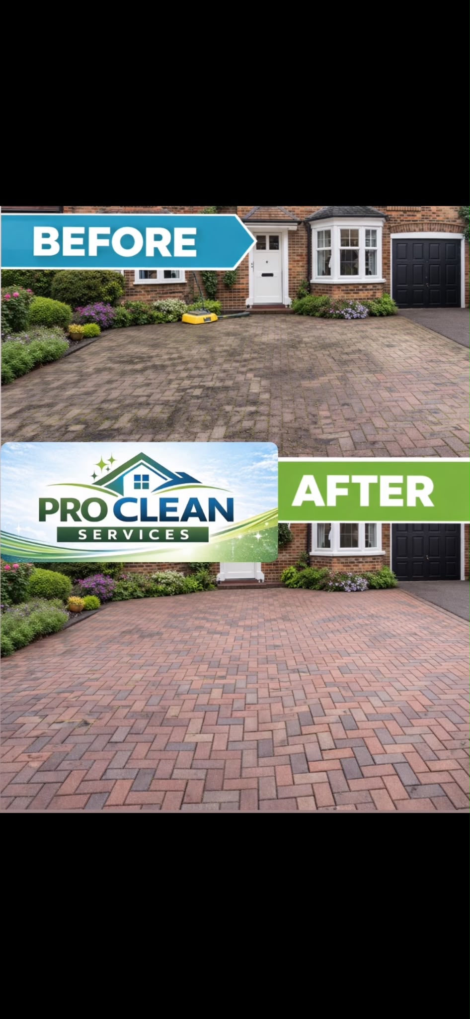 Roof cleaning services by Pro Clean Services